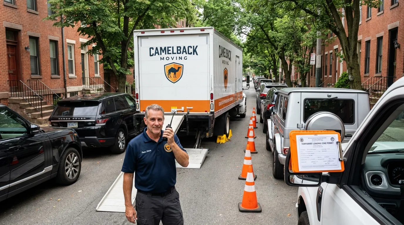 City street loading permit setup in Napanoch, NY
